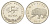 Хорватия 5 кун 2013 бурый медведь, нечетный год KM 11 медь цинк никель UNC 4573-951