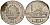 Румыния 1 лей 1966 трактор KM 95 сталь плакированная никелем 4156-347