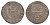 Франция бланк 1436-1461 Карл VII (1422-1461) Dy royales 522 серебро 1517-1132