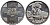 Швейцария 20 франков 1996 В, мифологический дракон KM 77 серебро PROOF 1524-723