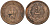 Венгрия 2 филлера 1895 KB, Франц Иосиф I (1848-1916) KM 481 бронза 4151-923