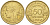 ФРАНЦИЯ 50 САНТИМОВ 1941 ТИП MORLON KM 894.1, LE FRANC 192.18 алюминиевая бронза 44-453