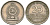 Шри-Ланка 25 центов 1978 KM 141.1 медно-никель 4567-223