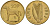 Ирландия 20 пенсов 1992 лошадь KM 25 никель бронза 4140-336