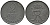 Дания 2 эре 1960 C; S, Фредерик IX (1947-1972) KM 840.2 цинк 67-155