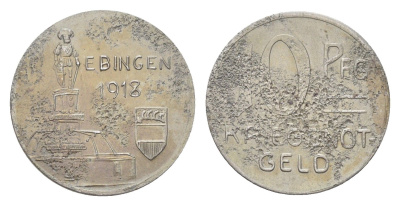 Эбинген 10 пфеннигов 1918 Funck 107.1, Men05 6084.1, Men18 7630.1 железо 4708-949