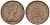 Великобритания 1 пенни 1980 Елизавета II (1952-2022) KM 915, Spink 4237 (B1) бронза 4609-514