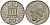 Греция 20 драхм 1976 Перикл, пантеон KM 120 медно-никель 4137-321