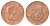 Джерси 2 пенса 1983 Елизавета II (1952-2022), Сент-Хелиер KM 55 бронза UNC 4652-534