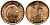 Нидерланды 1 цент 1972 Юлиана (1948-1980) KM 180 бронза UNC M53-14