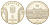 Украина 5 гривен 2001 10 лет Банку Украины KM 129 нейзильбер BU 4667-316
