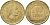 Италия 200 лир 1978 R, шестерня KM 105 алюминиевая бронза 4171-954