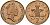 Великобритания 2 пенса 1994 Елизавета II (1952-2022) KM 936a, Spink 4376 (C4) сталь плакированная медью 3333-125