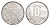 Бразилия 10 крузейро 1991 золотодобыча KM 619 нержавеющая сталь UNC 4644-534