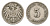 Германия 5 пфеннигов 1900 D, Вильгельм II (1888-1918) KM 11, J. 12 медно-никель 4632-1119