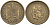 ИСПАНИЯ 1 ПЕСЕТА 1953(56) ФРАНСИСКО ФРАНКО (1939-1975) КМ 775 алюминиевая бронза 4573-344