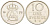 Швеция 10 эре 1973 U, Густав VI Адольф (1950-1973) КМ 835 медно-никель 3955-333