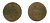 РОССИЯ 1 КОПЕЙКА 1758 медь 61-221