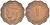 КИПР 1 ПИАСТР 1946 ГЕОРГ VI KM 23a бронза 213-745