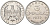 Германия 3 марки 1922 А, третья годовщина Веймарской Конституции KM 29, J.303 алюминий UNC 91-1043
