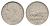 Италия 50 чентезимо 1924 редкий год - 599000 экземпляров KM 61 никель 603-142
