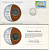 Кабо-Верде 10 эскудо 1982 монета в конверте с маркой и спецгашением, coins of nation    UNC  4294-51-1