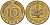 ФРГ 10 пфеннигов 1991 D KM 108, J. 383 сталь плакированная латунью 4175-827