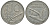 ИТАЛИЯ 10 ЛИР 1954 R, КОЛОСЬЯ, ПЛУГ KM 93 алюминий VG 4182-522
