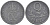 ДАНИЯ 2 ЭРЕ 1942 N; S, КРИСТИАН X (1912-1947) KM 833а цинк 67-514