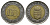 ВЕНГРИЯ 100 ФОРИНТОВ 1998 KM 721 биметалл 3334-254