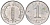 ФРАНЦИЯ 1 САНТИМ 1965 KM 928 хромированная сталь 4588-347