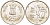 Индия 25 пайсов 1981 ромб, FAO KM 51 медно-никель UNC 116-1266
