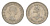Родезия и Ньясаленд 3 пенса 1956 Елизавета II (1952-2022), цветок глориоза KM  3 медно-никель  4640-918