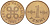 Финляндия 1 пенни 1968 KM 44 медь 100-153