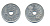 ДАНИЯ 25 ЭРЕ 1970 С; S, ФРЕДЕРИК IX (1947-1972) KM 855.1 медно-никель 51-4435