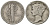 США 10 центов (дайм) 1935 S KM 140 серебро 3334-1146