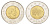 Канада 2 доллара 2005 Елизавета II (1952-2022), полярный медведь KM 496 биметалл 4706-717
