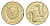 Кипр 2 цента 1983 KM 54.1 никель латунь UNC 4649-1147