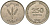 Израиль 250 прута 1949 JE 5709, без жемчужены KM 15 медно-никель 87-1346