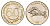Словения 50 толаров 2004 KM 52 медно-никель UNC 4650-846