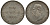Саксен-Кобург-Гота 1/6 талера 1869 B, 25 лет правления, Эрнст II (1844-1893) KM 119 серебро UNC 00-000-00