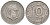 Испания 10 сентимо 1959 Франсиско Франко (1939-1975) KM 790 алюминий 4609-1112