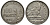 ФРАНЦИЯ 100 ФРАНКОВ 1954 ТИП COCHET KM 919.1, LE FRANC 450.2 медно-никель 27-753