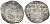 Русское Царство копейка 1547-1584 Иван IV Васильевич, Псковский  монетный двор, 0,69 ГР ГиК №78 серебро 262-245