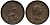 Великобритания 1 фартинг 1806 Георг III (1760-1820) KM 661, Spink 3782 медь 1523-1014