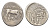 Иллирия, Диррахий драхма 229-100 гг. до н.э. магистрат Мениск, корова, кормящая теленка/геометрический орнамент, (из старой нидерландской коллекции) GC.1890 серебро 1073-1-22