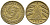 ГЕРМАНИЯ 5 РЕЙХСПФЕННИГОВ 1924 E KM 39, J. 316 алюминиевая бронза 39-534