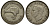 Новая Зеландия 1 флорин 1945 Георг VI (1936-1952), птичка киви KM 10.1 серебро 272-1622