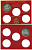 Ватикан медаль ND папа римский Пий XII (1939-1958) 1-6-4-72