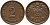 ГЕРМАНИЯ 2 ПФЕННИГА 1905 А KM 16, J. 11 медь 4110-1749
